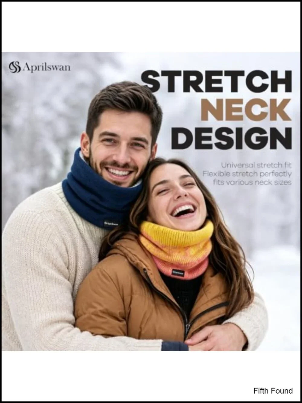 Knitted Neck Warmer Gaiter Acrylic Fleece Lined Winter Ski for Men Women